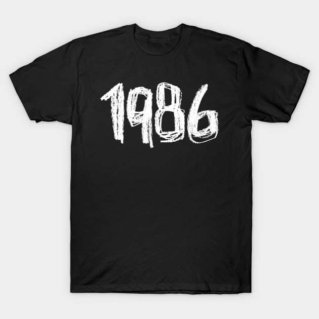 Since 1986, Birth Year 1986 T-Shirt by badlydrawnbabe